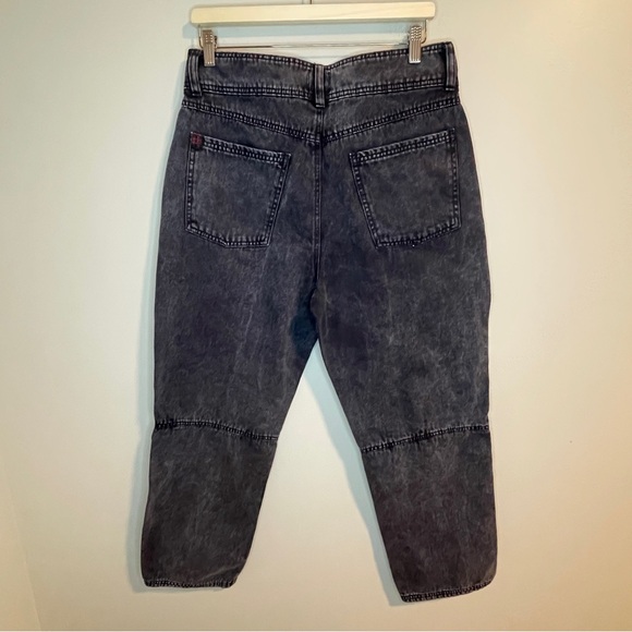 Urban Outfitters Bdg Sofia High Waisted Straight Jeans Womens Size 31 Black - Picture 2 of 6